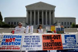 The death penalty has continually been a point of contention, evidenced in the many protests. 