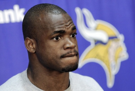 Adrian Peterson's future looks bleak as his football career is in question.