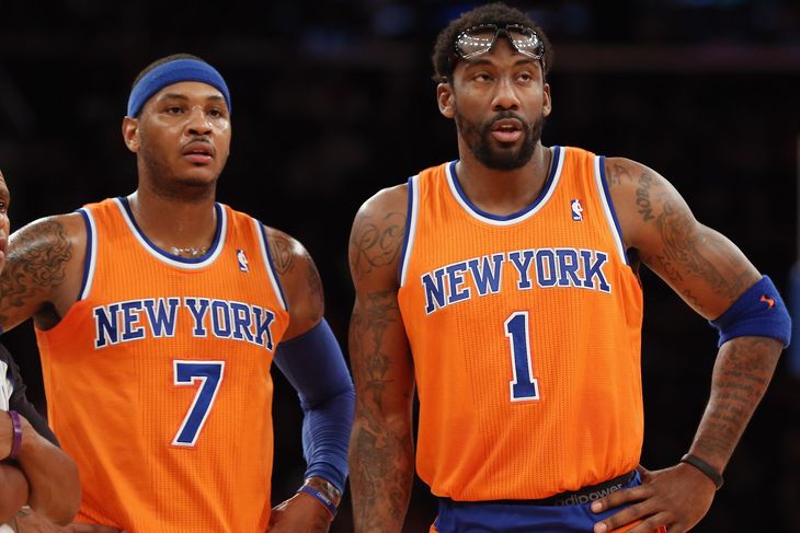 Carmelo Anthony and Amare Stoudemire have failed to lead the Knicks to a good start to the season