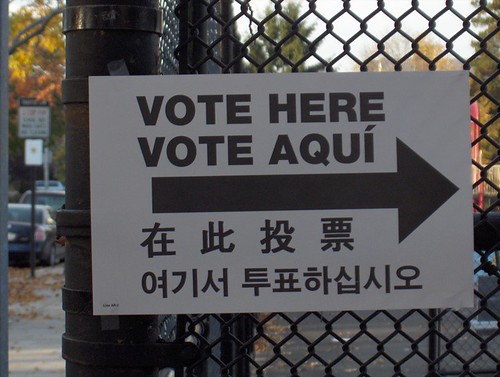 -> Vote Here Vote Aquí -> by myJon is licensed with CC BY-NC-SA 2.0. To view a copy of this license, visit https://creativecommons.org/licenses/by-nc-sa/2.0/