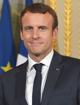 File:Emmanuel Macron in July 2017.jpg by Presidencia de la República Mexicana is licensed under CC BY 2.0