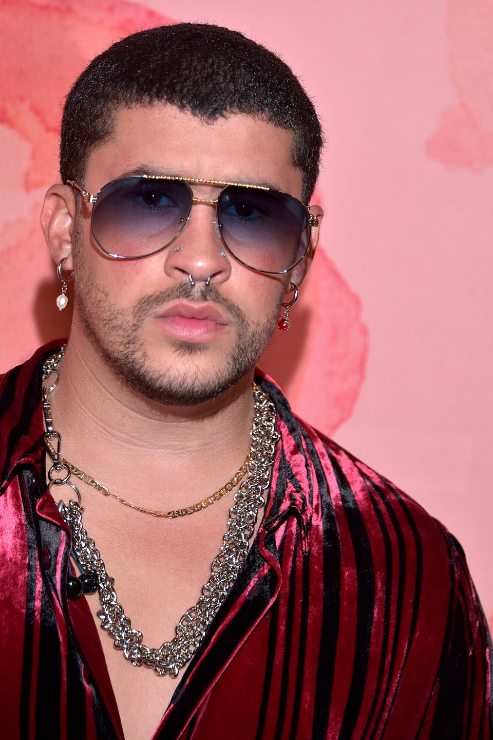 HOLLYWOOD, CA - OCTOBER 11:  Bad Bunny on October 11 2019 in Los Angeles California. (Photo by Glenn Francis/www.PacificProDigital.com)